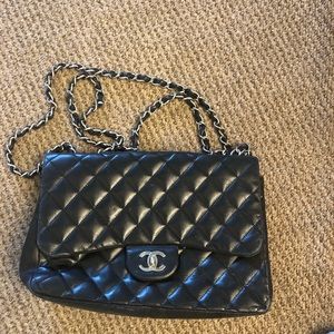Chanel large flap handbag